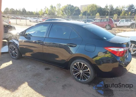 2015 Toyota Corolla S Plus из США, поврежденный, VIN 5YFBURHEXFP301584